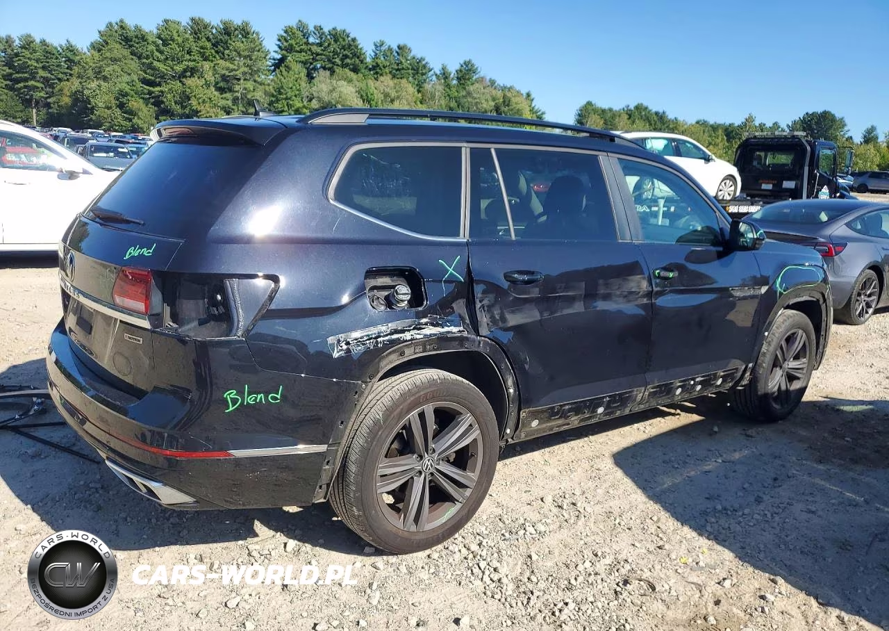 2021 Volkswagen Atlas Se VIN:1V2RR2CA6MC586798 - 3