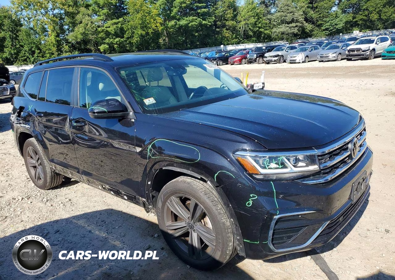 2021 Volkswagen Atlas Se VIN:1V2RR2CA6MC586798 - 4