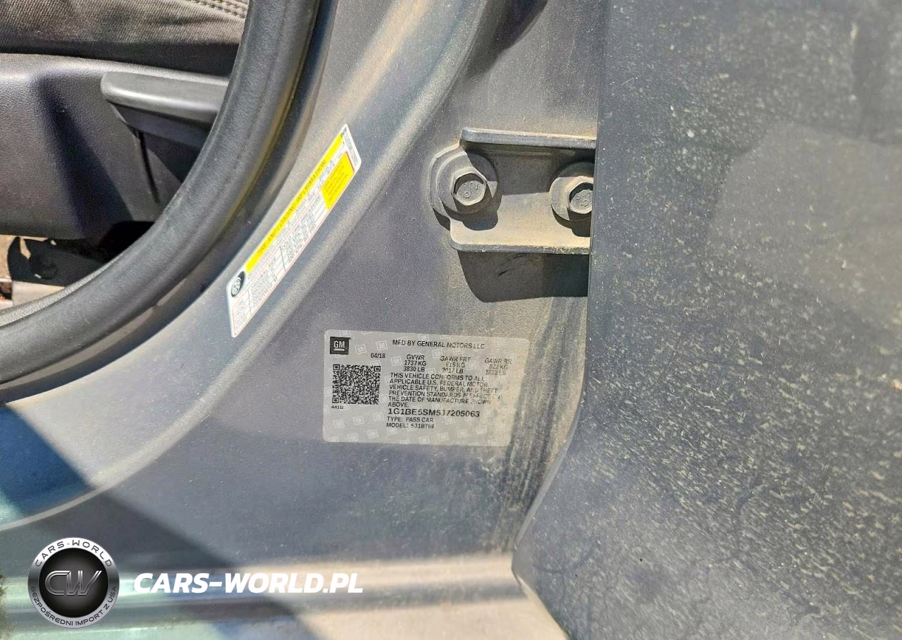2018 Chevrolet Cruze Lt VIN:1G1BE5SM5J7205063 - 12