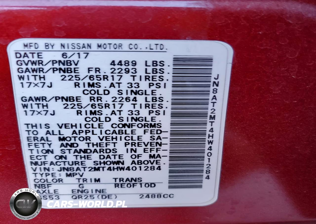 2017 Nissan Rogue S VIN:JN8AT2MT4HW401284 - 13