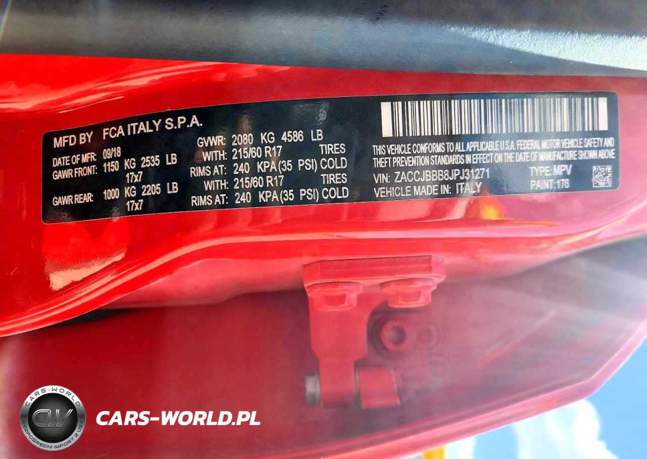 2018 Jeep Renegade Latitude VIN:ZACCJBBB8JPJ31271 - 12