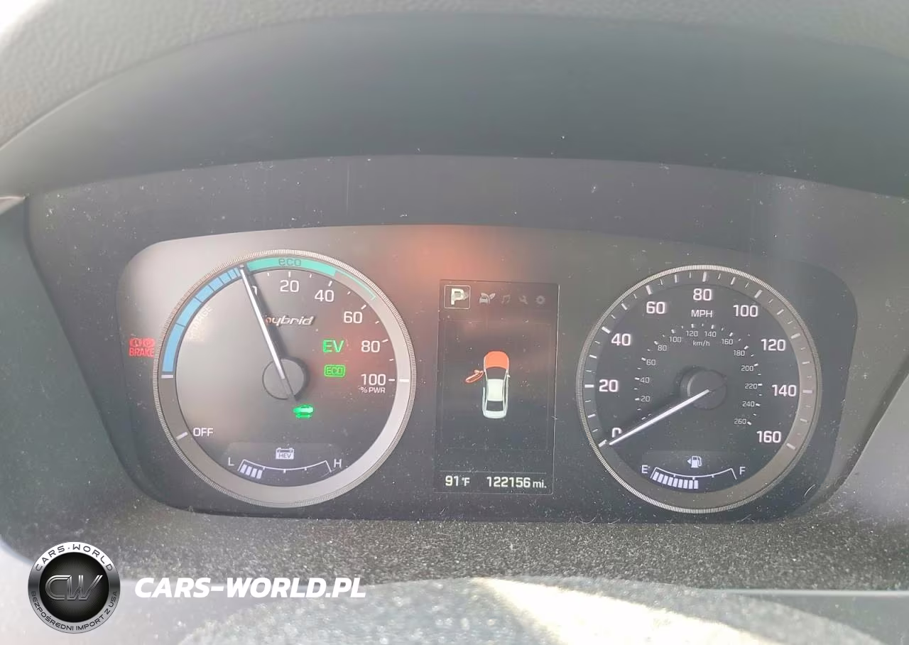 2016 Hyundai Sonata Hybrid Se VIN:KMHE24L19GA040752 - 9