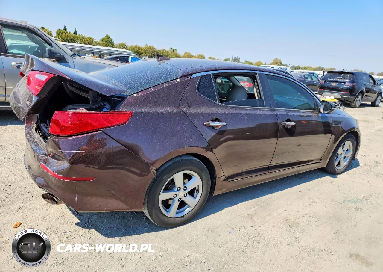 2014 Kia Optima Lx VIN:5XXGM4A77EG341200 - 3