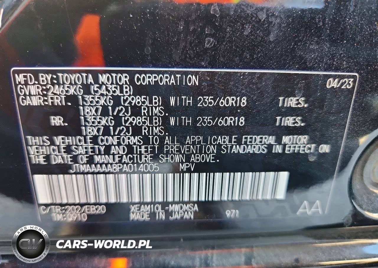 2023 Toyota Bz4X Xle VIN:JTMAAAAA8PA014005 - 12