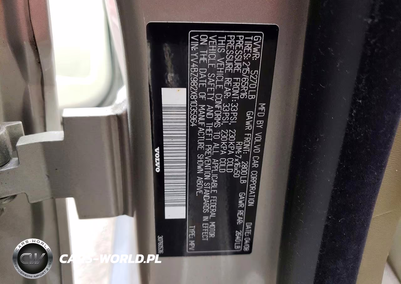 2008 Volvo Xc70 VIN:YV4BZ982X81035964 - 12