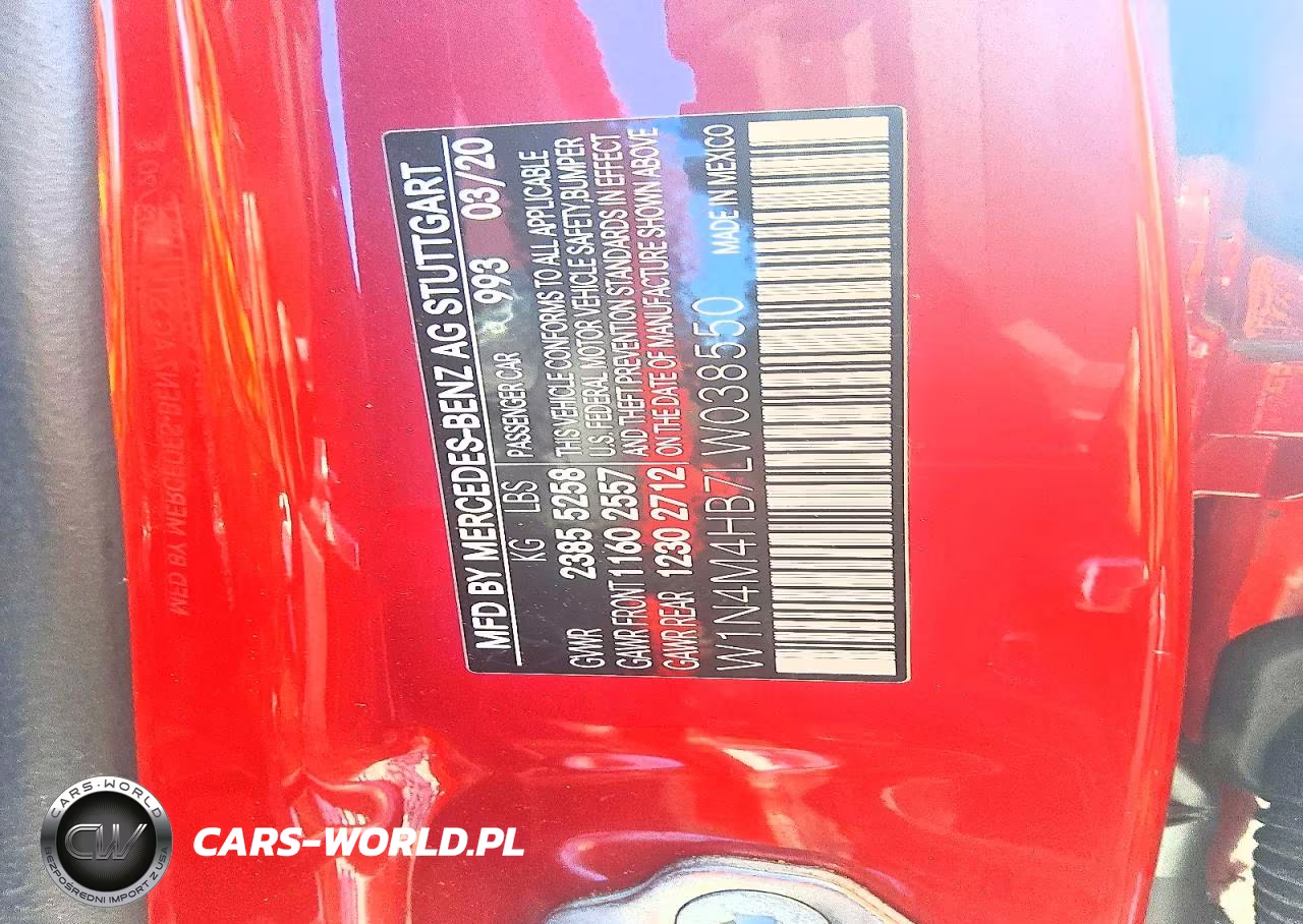 2020 Mercedes-Benz Glb 250 4Matic VIN:W1N4M4HB7LW038550 - 13