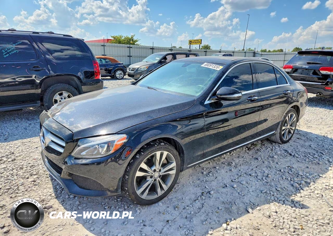 2015 Mercedes-Benz C 300 4Matic VIN:55SWF4KB6FU003735 - 1