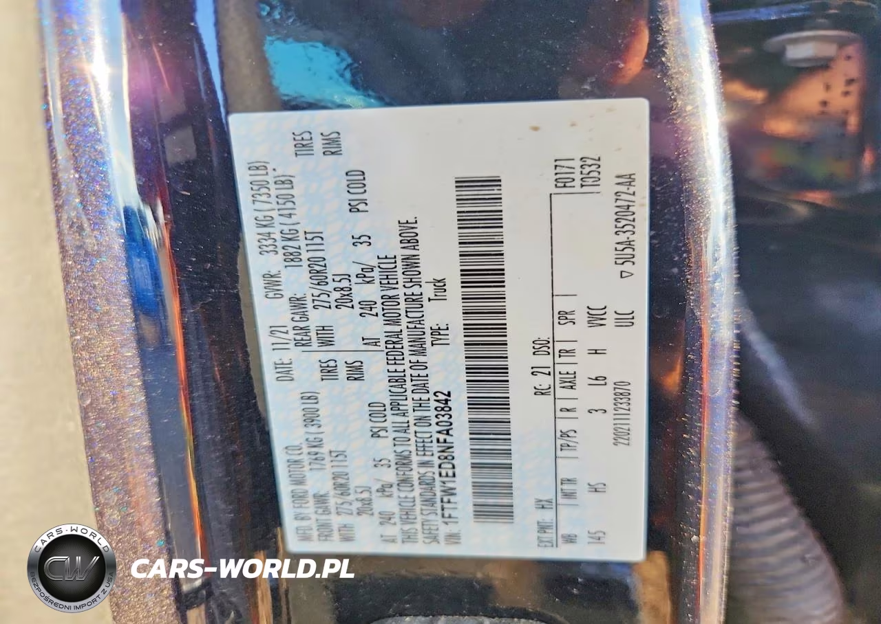 2022 Ford F150 Supercrew VIN:1FTFW1ED8NFA03842 - 12