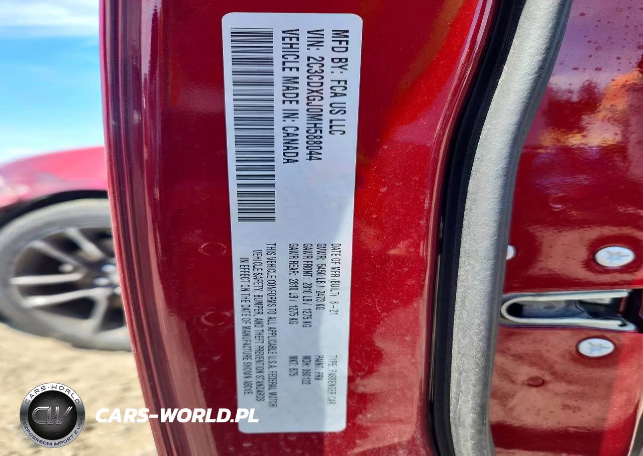 2021 Dodge Charger Scat Pack VIN:2C3CDXGJ0MH588044 - 13
