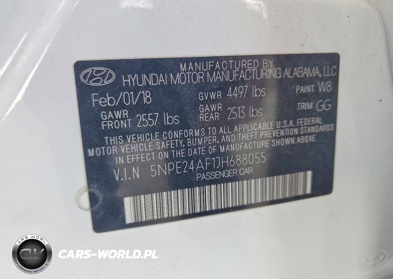 2018 Hyundai Sonata Se VIN:5NPE24AF1JH688055 - 12
