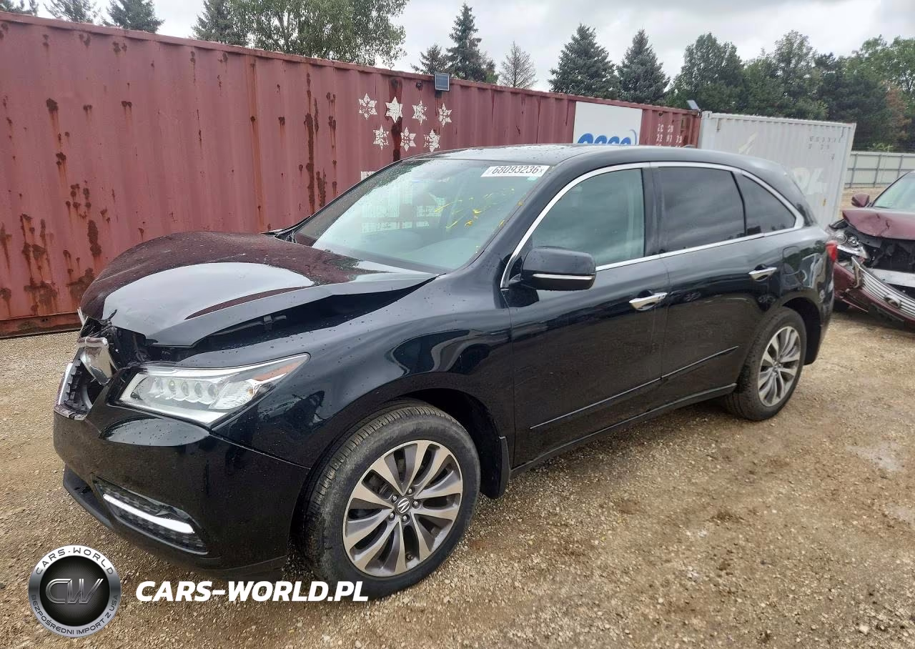 2014 Acura Mdx Technology VIN:5FRYD4H48EB020400 - 1