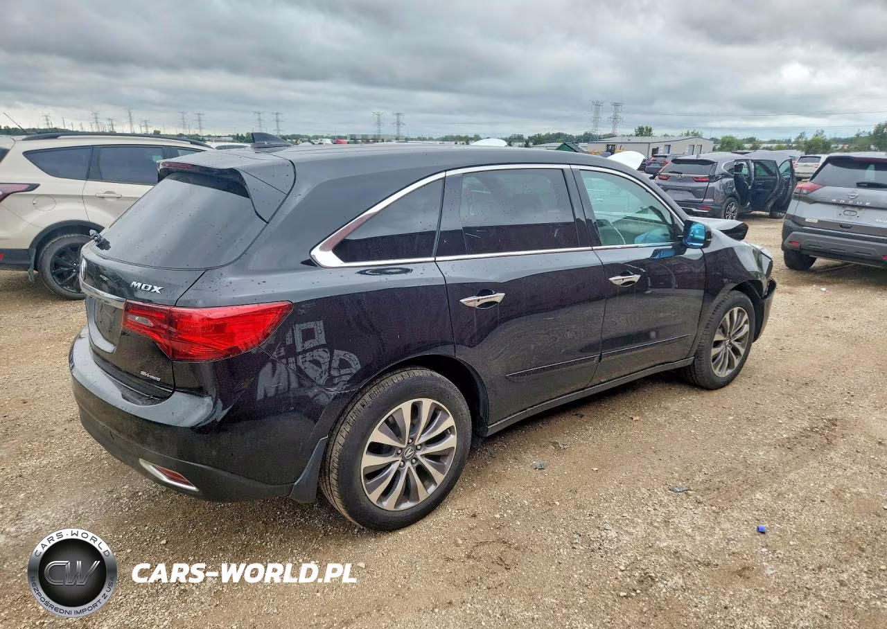 2014 Acura Mdx Technology VIN:5FRYD4H48EB020400 - 3