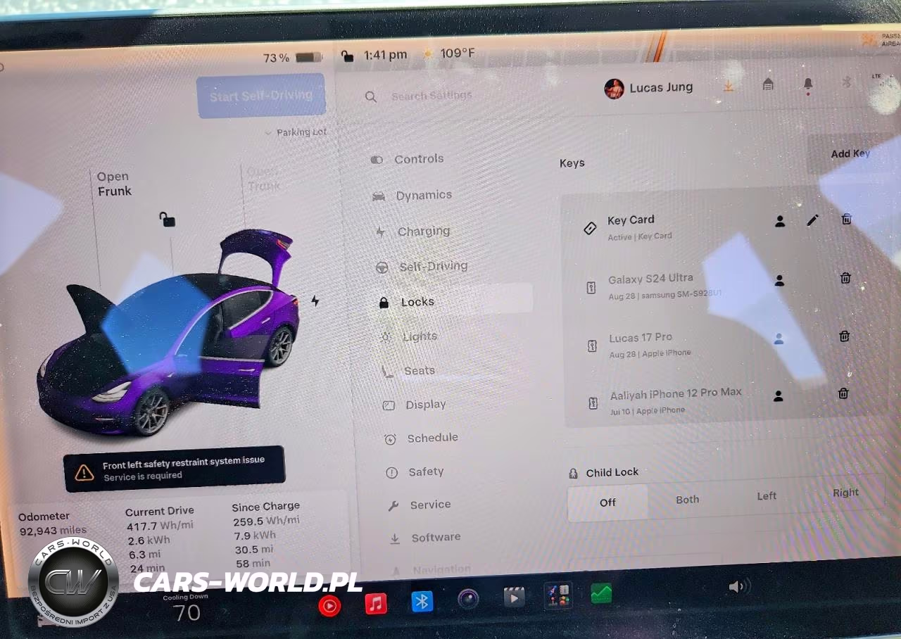 2018 Tesla Model 3 VIN:5YJ3E1EA2JF031520 - 9