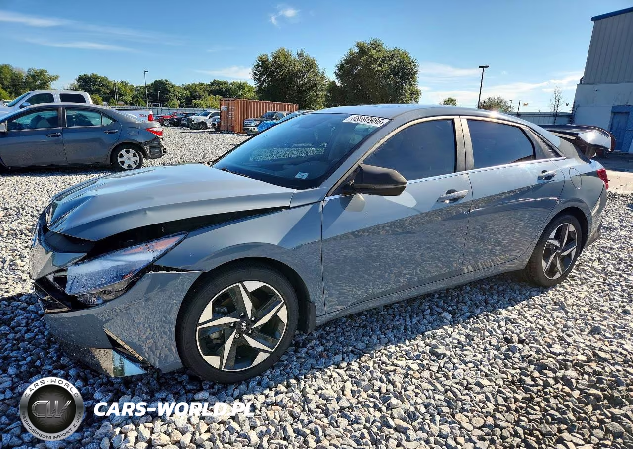 2022 Hyundai Elantra Sel VIN:KMHLN4AG9NU343631 - 1