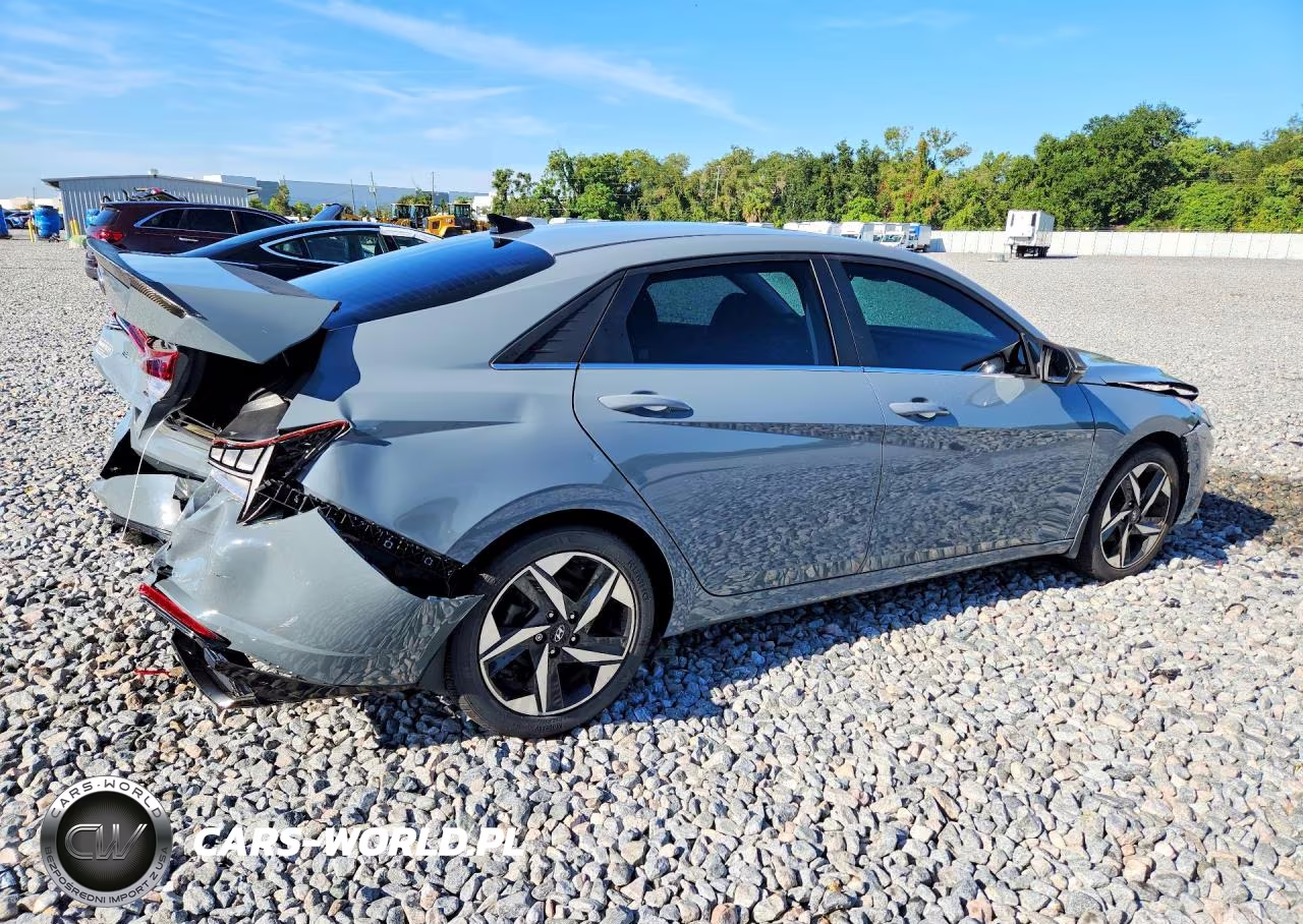 2022 Hyundai Elantra Sel VIN:KMHLN4AG9NU343631 - 3