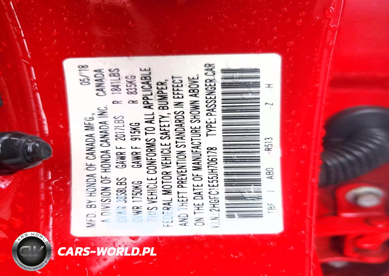 2018 Honda Civic Si VIN:2HGFC1E55JH706178 - 12