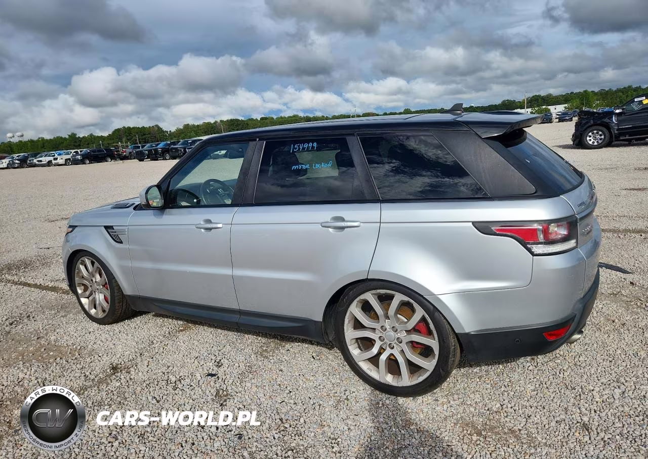 2016 Land Rover Range Rover Sport Sc VIN:SALWR2EF1GA106012 - 2