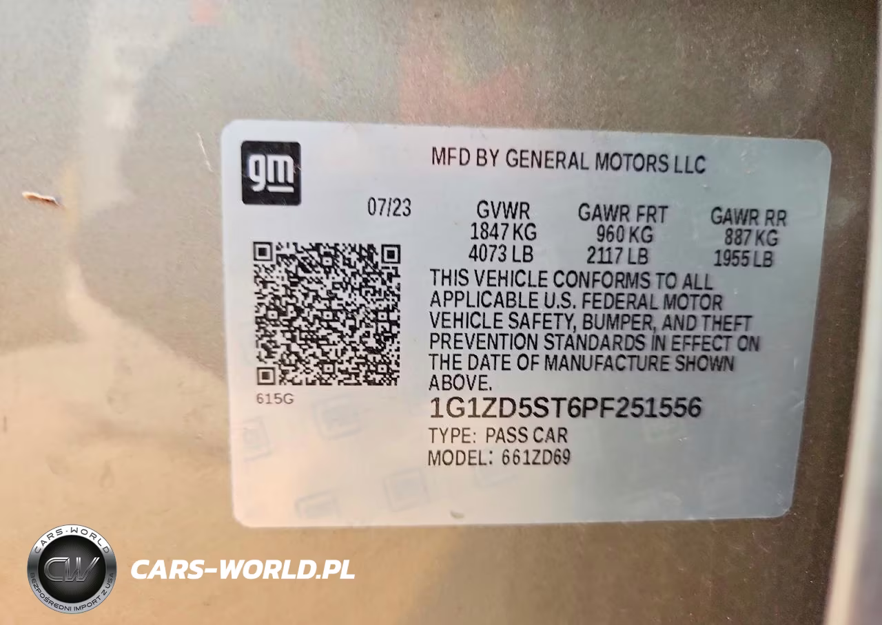 2023 Chevrolet Malibu Lt VIN:1G1ZD5ST6PF251556 - 12