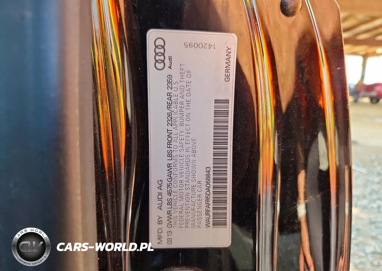 2013 Audi A5 Premium Plus VIN:WAURFAFR5DA068843 - 13