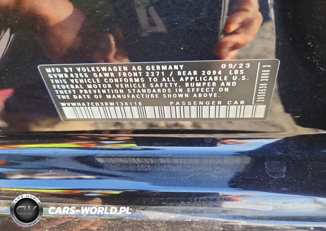 2024 Volkswagen Gti S VIN:WVWHA7CD3RW138116 - 12