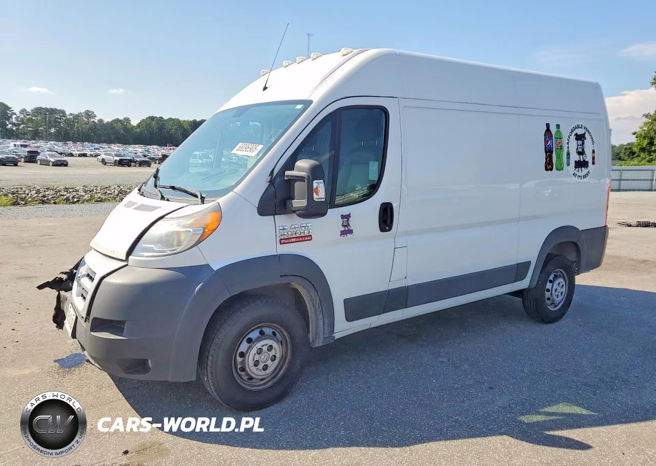 2014 Ram Promaster 2500 Delivery Van VIN:3C6TRVCG0EE109170 - 1
