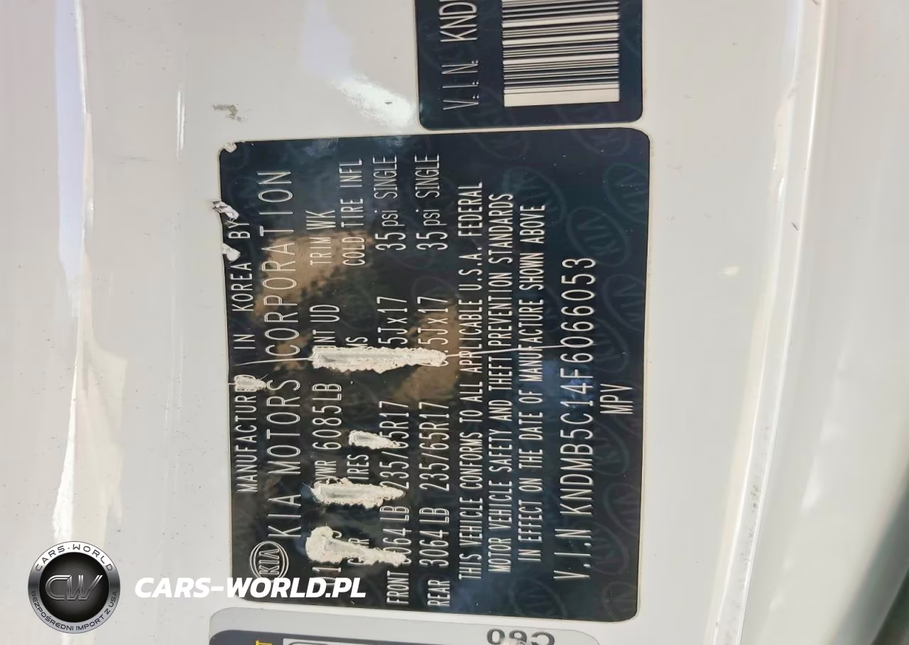 2015 Kia Sedona Lx VIN:KNDMB5C14F6066053 - 14