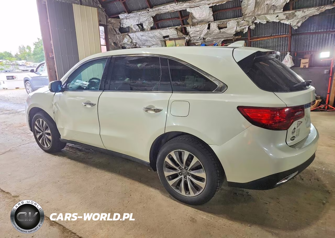 2014 Acura Mdx Technology VIN:5FRYD4H67EB034502 - 2