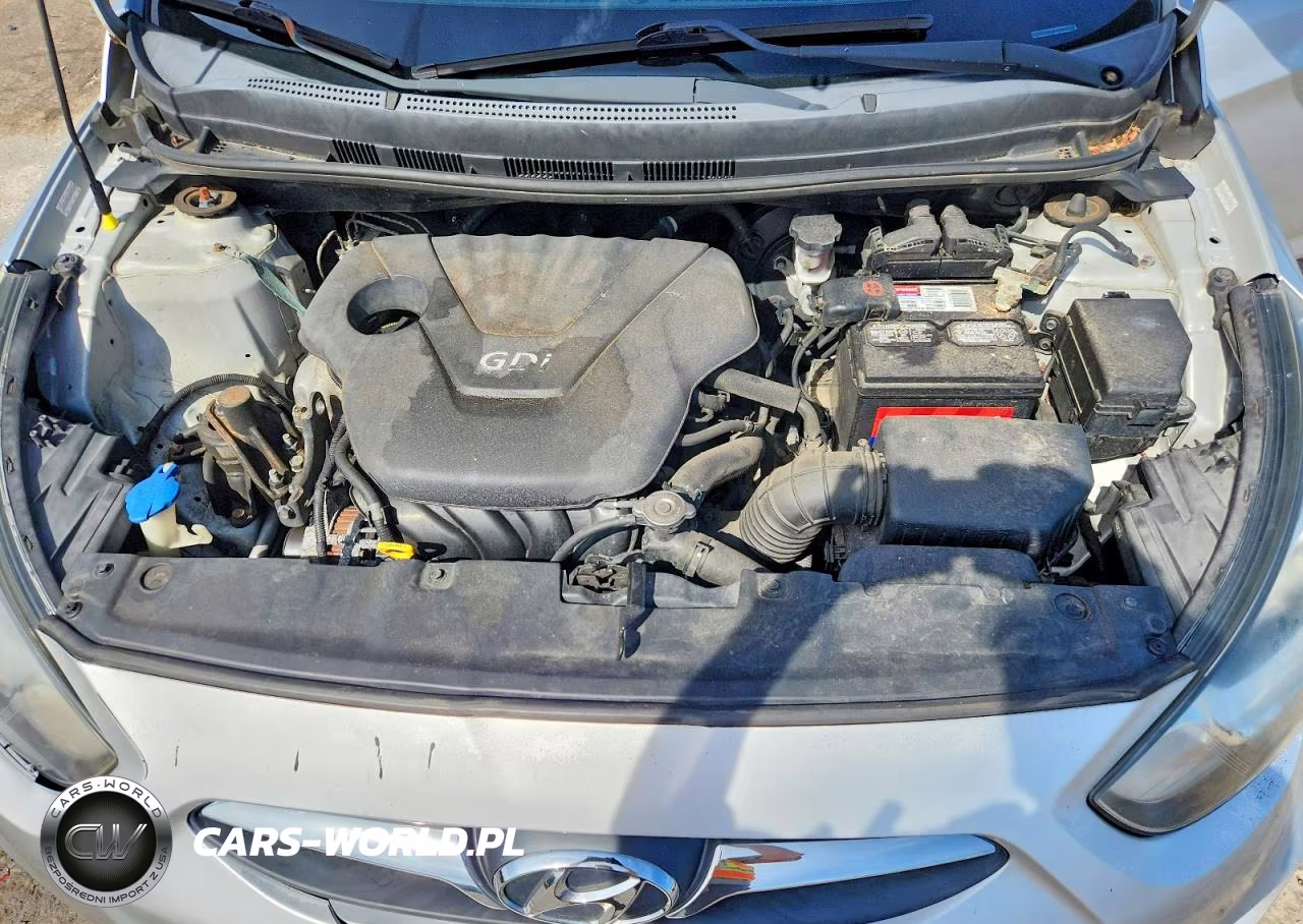 2012 Hyundai Accent Gls VIN:KMHCU4AE7CU227763 - 11
