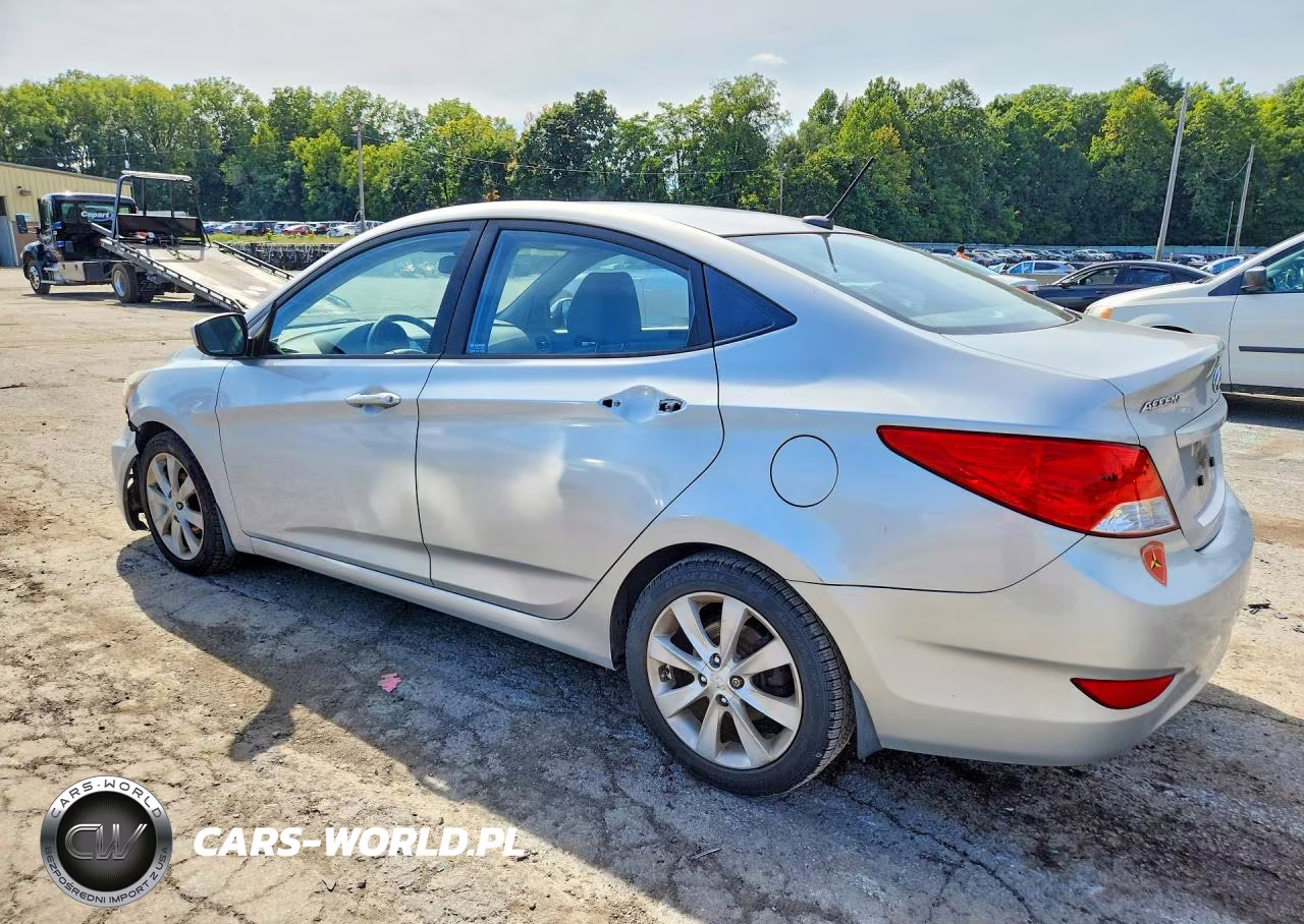 2012 Hyundai Accent Gls VIN:KMHCU4AE7CU227763 - 2