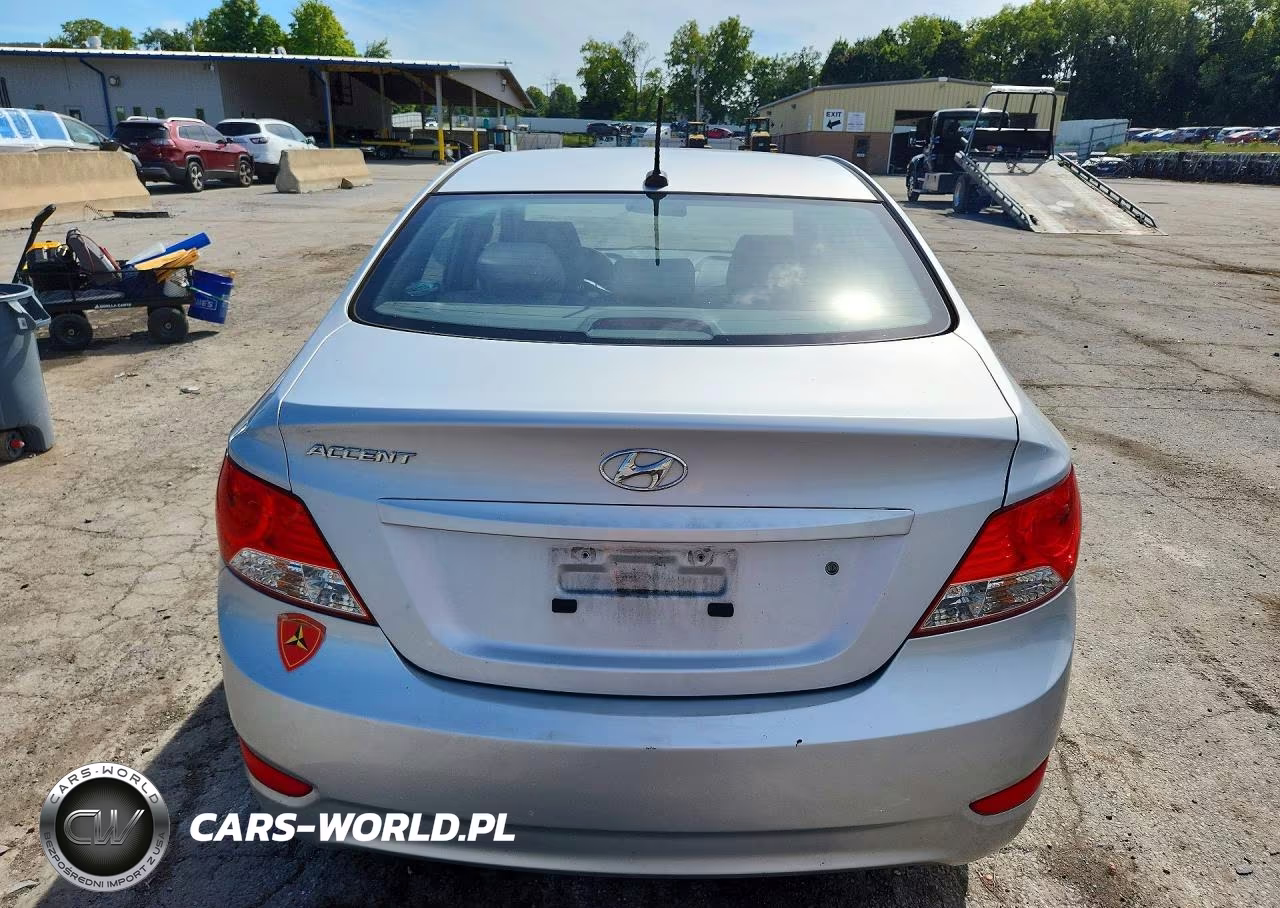 2012 Hyundai Accent Gls VIN:KMHCU4AE7CU227763 - 6