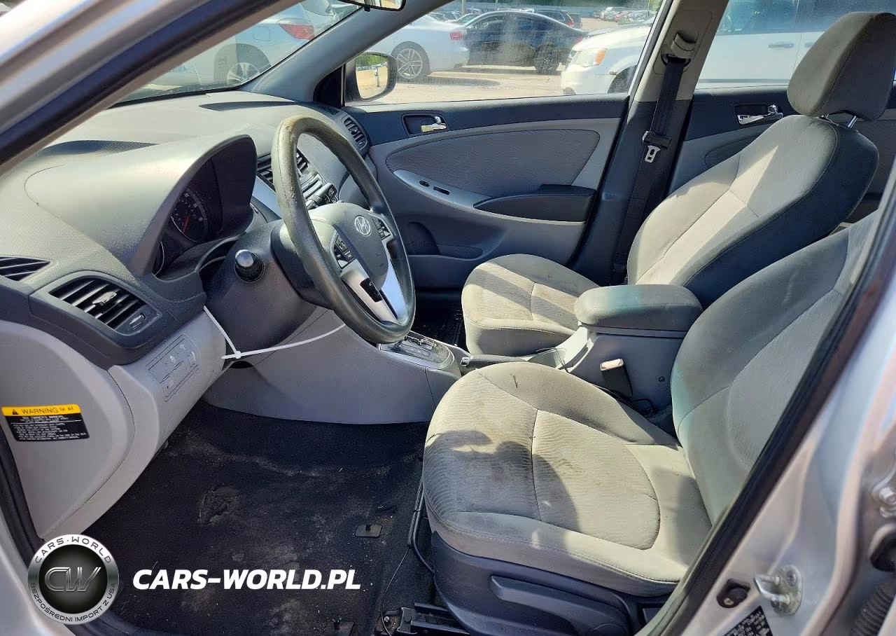 2012 Hyundai Accent Gls VIN:KMHCU4AE7CU227763 - 7