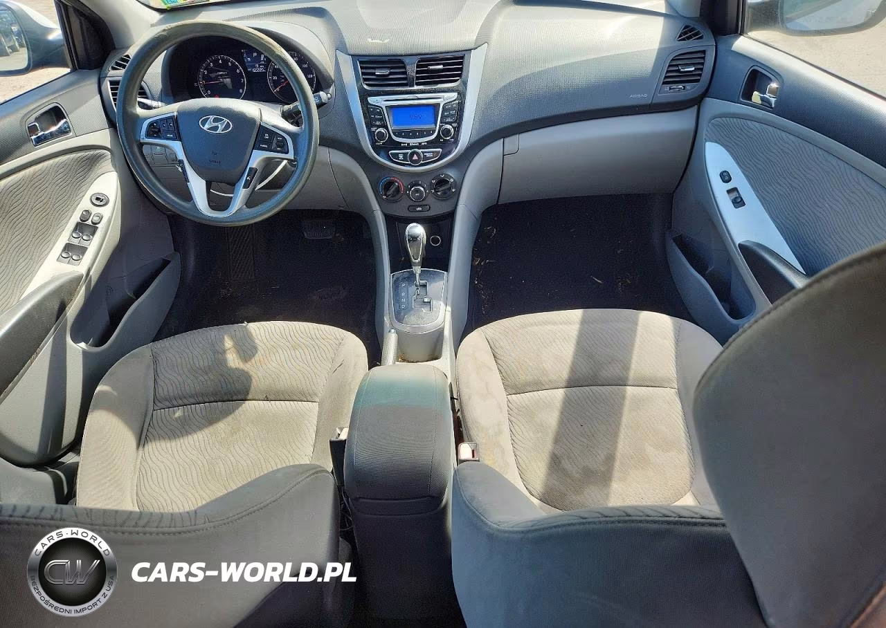 2012 Hyundai Accent Gls VIN:KMHCU4AE7CU227763 - 8