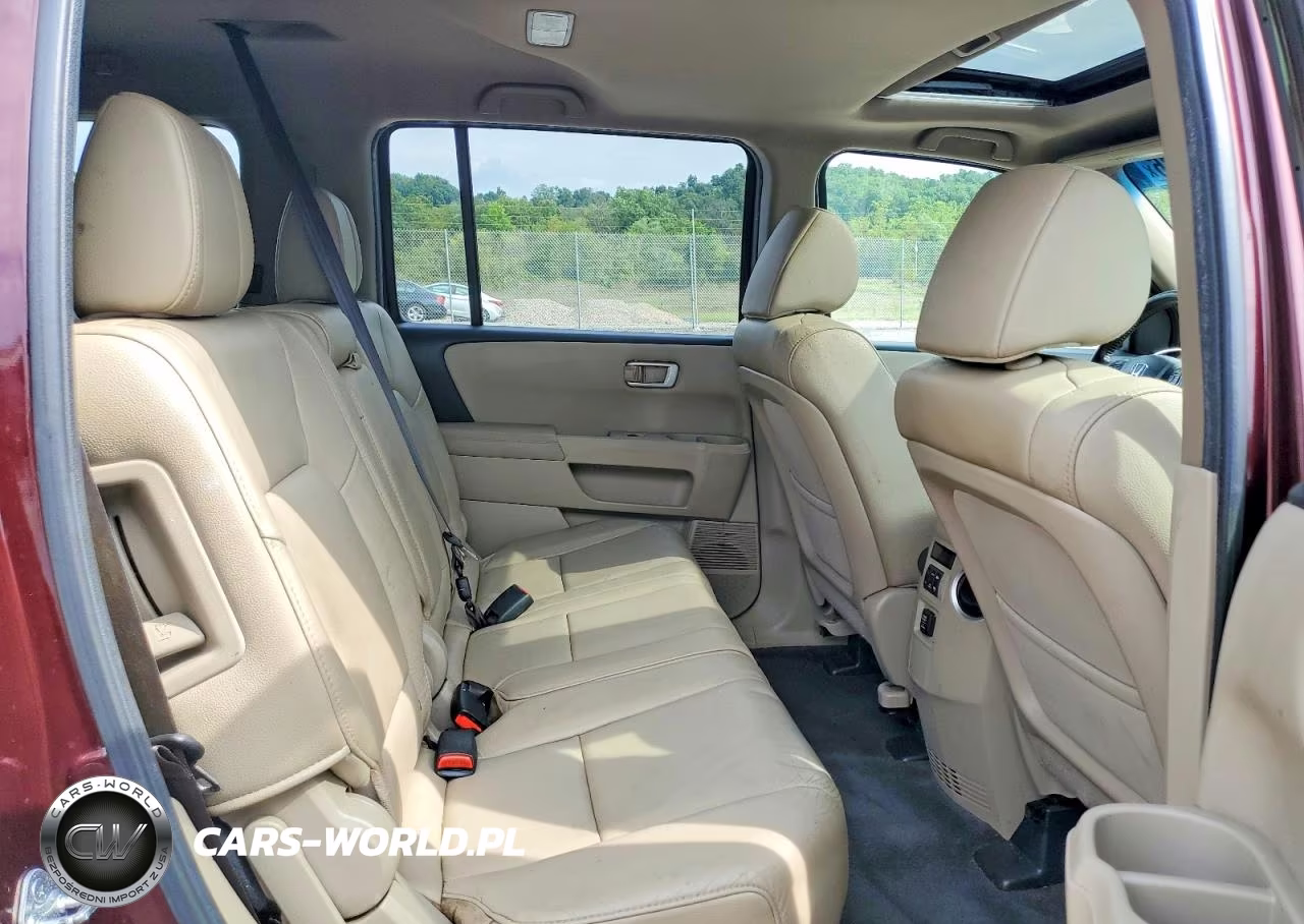 2012 Honda Pilot Ex-L VIN:5FNYF4H58CB080226 - 11