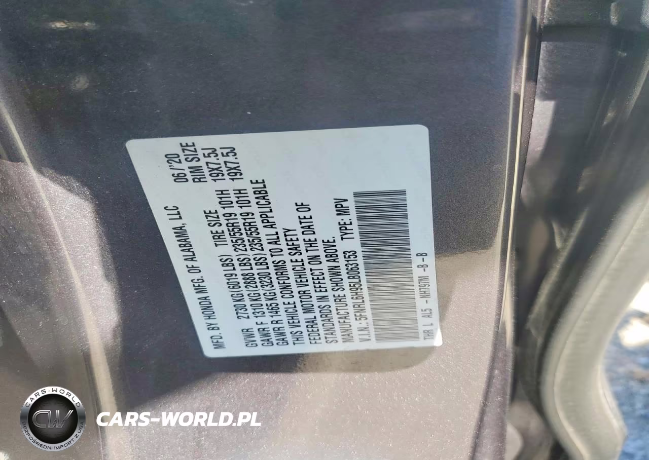 2020 Honda Odyssey Elite VIN:5FNRL6H95LB063153 - 12