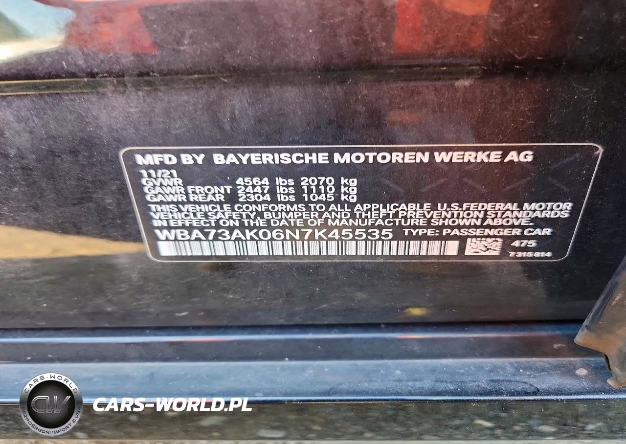 2022 BMW 228Xi VIN:WBA73AK06N7K45535 - 12