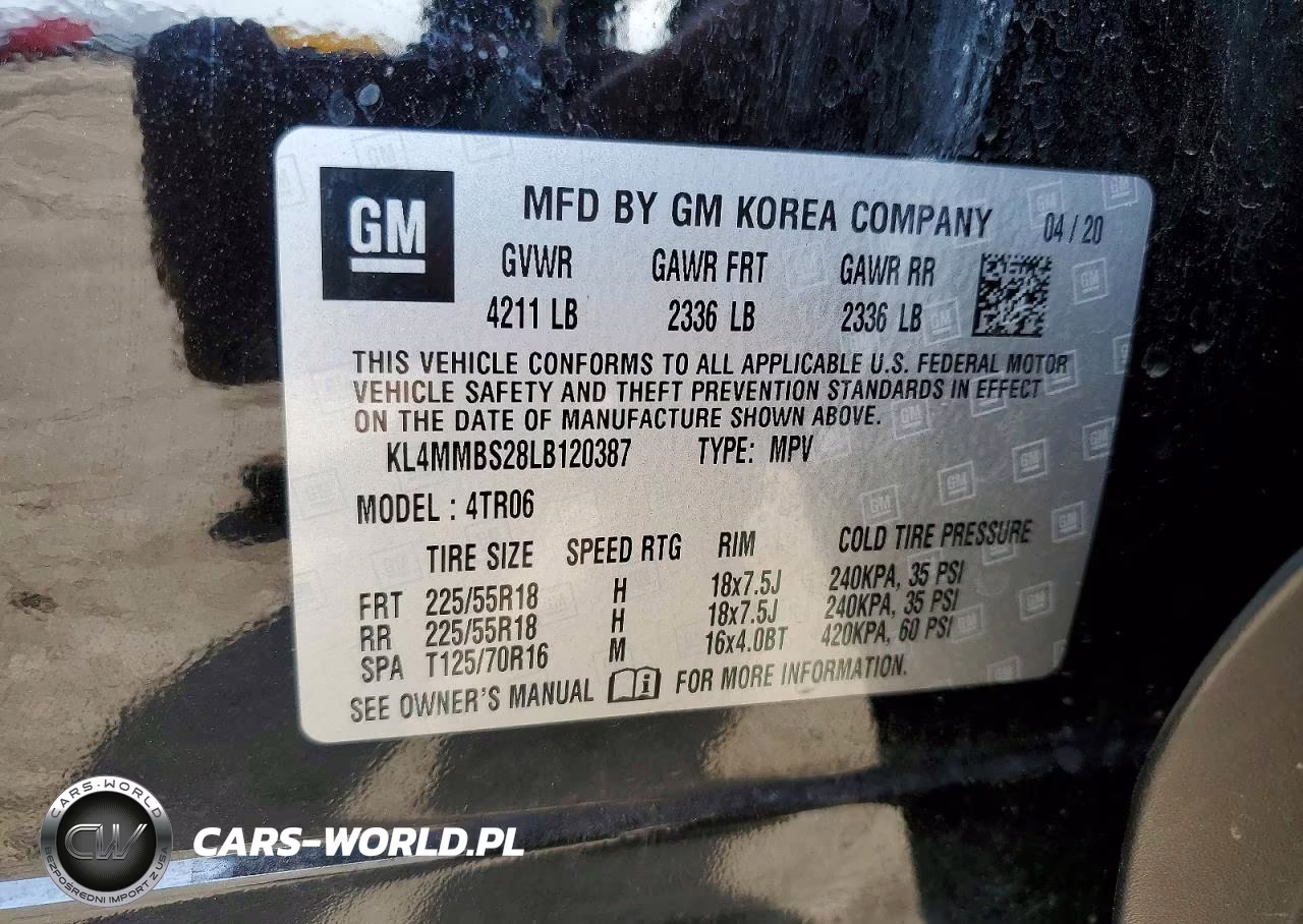 2020 Buick Encore Gx Preferred VIN:KL4MMBS28LB120387 - 13