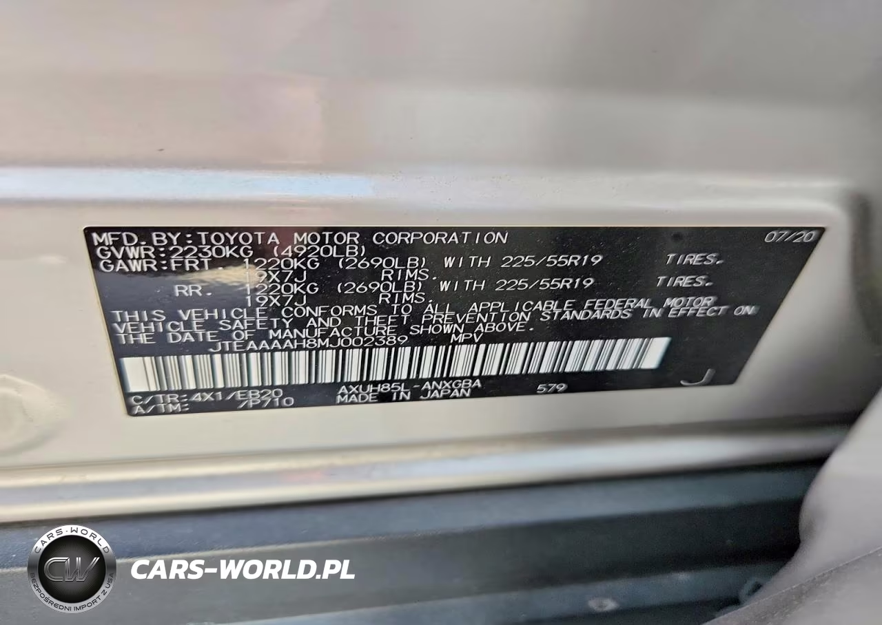 2021 Toyota Venza Xle VIN:JTEAAAAH8MJ002389 - 13