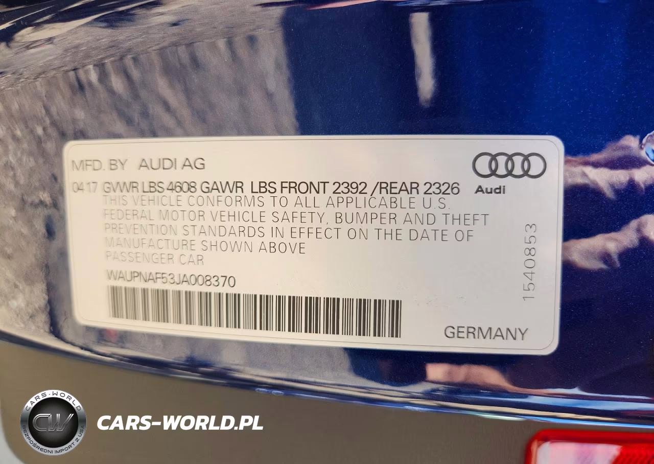 2018 Audi A5 Premium Plus VIN:WAUPNAF53JA008370 - 13