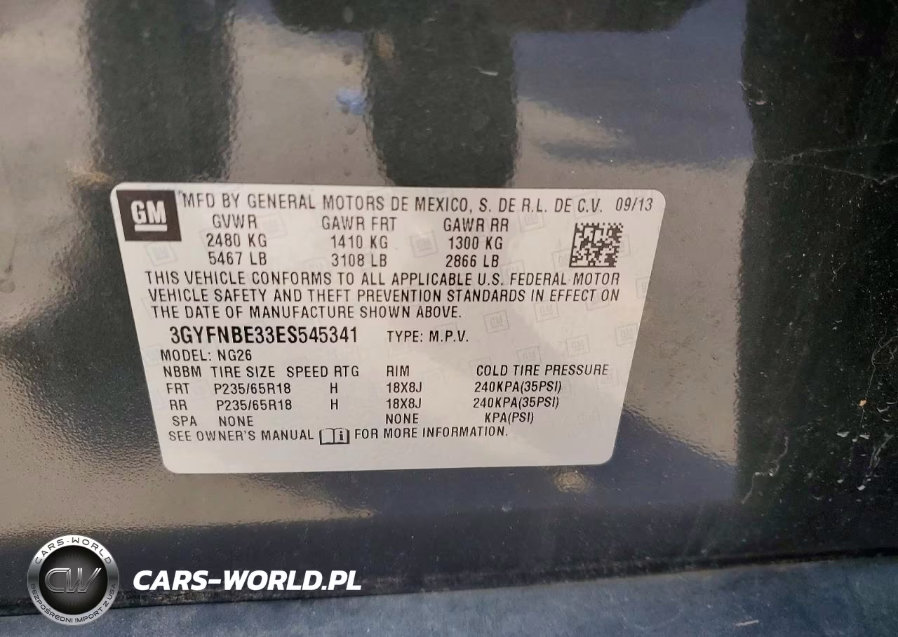 2014 Cadillac Srx Luxury Collection VIN:3GYFNBE33ES545341 - 13