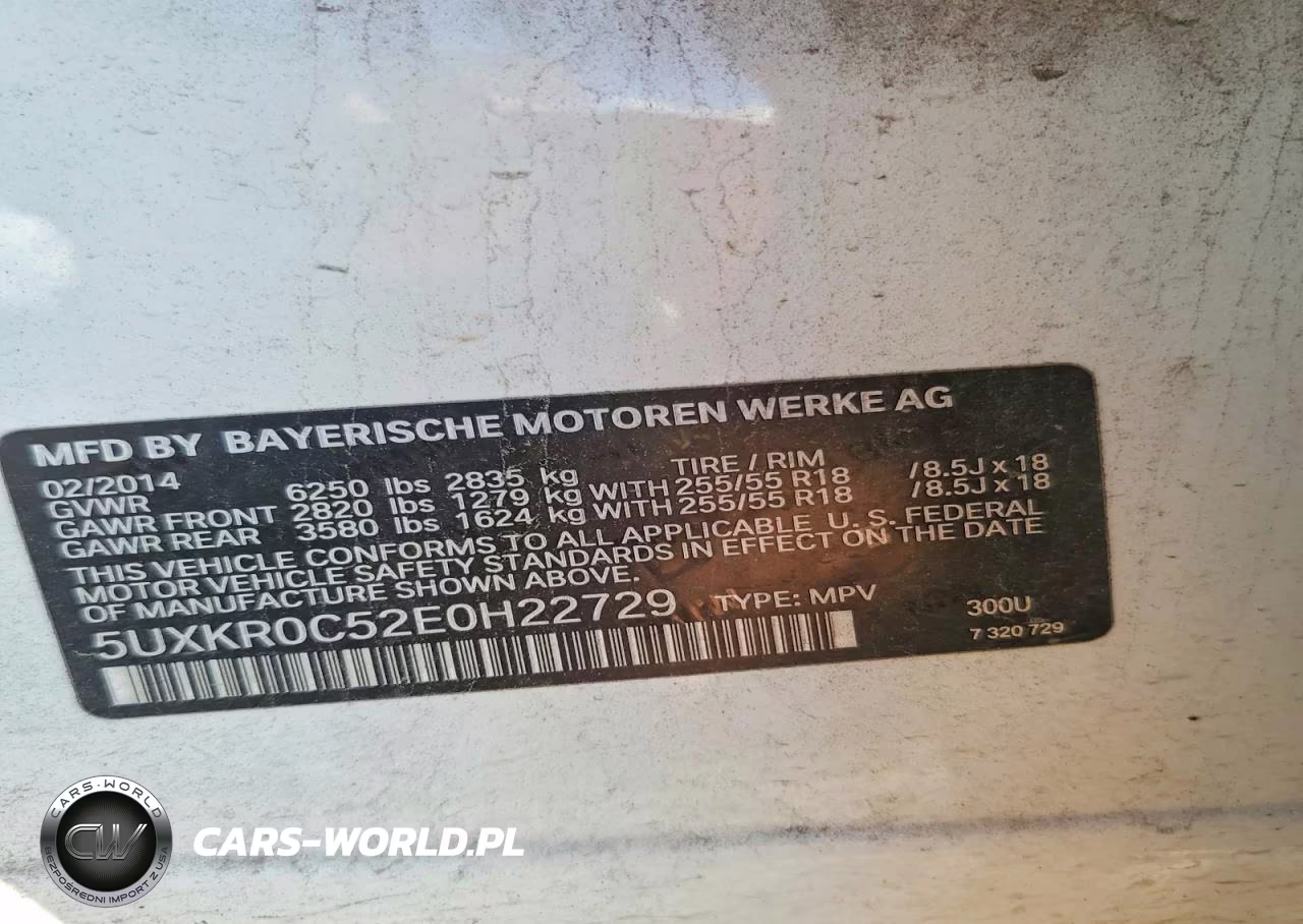 2014 BMW X5 xDrive35I VIN:5UXKR0C52E0H22729 - 12