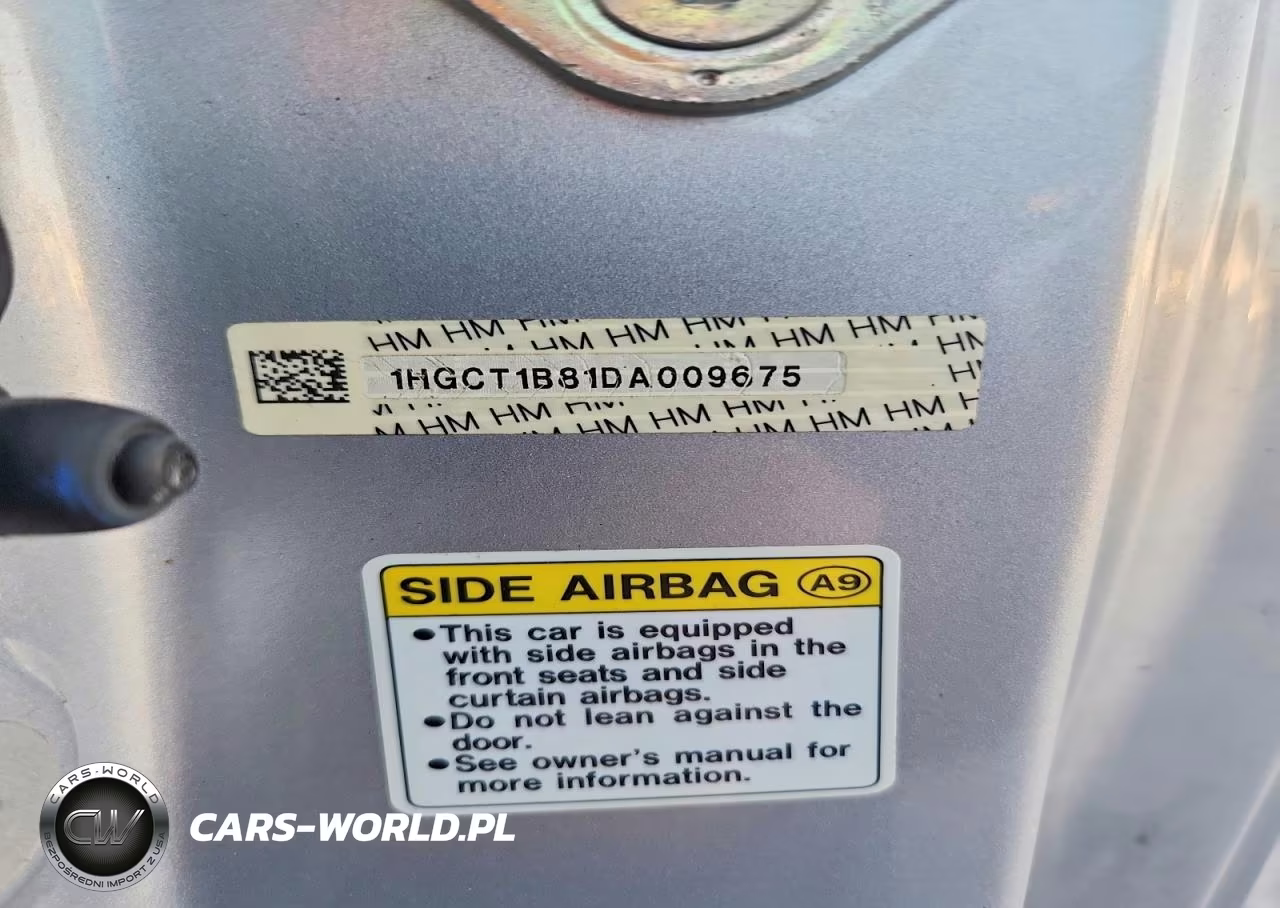 2013 Honda Accord Exl VIN:1HGCT1B81DA009675 - 13