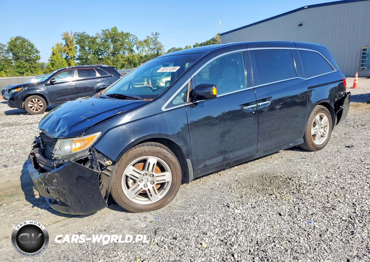 2012 Honda Odyssey Touring VIN:5FNRL5H92CB035966 - 1