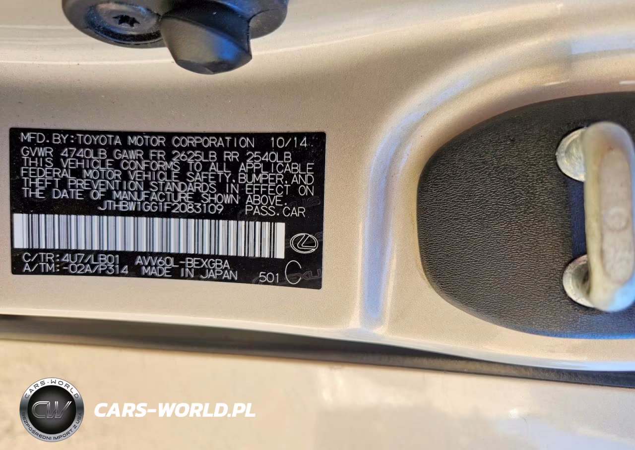2015 Lexus Es 300H VIN:JTHBW1GG1F2083109 - 12