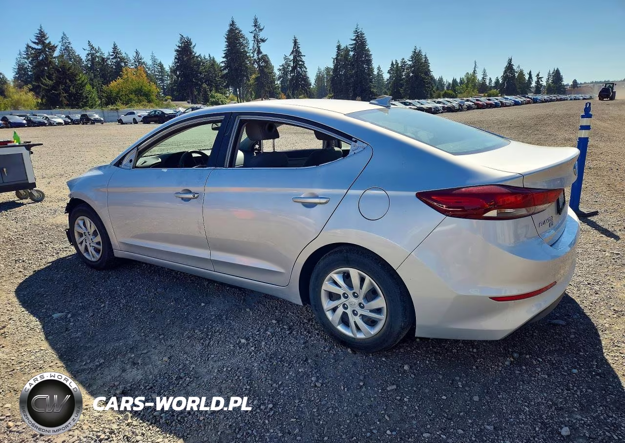 2017 Hyundai Elantra Se VIN:KMHD74LF3HU393285 - 2