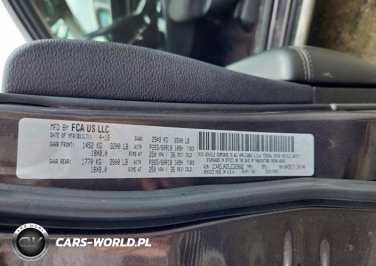 2018 Dodge Durango Sxt VIN:1C4RDJAG5JC329662 - 13
