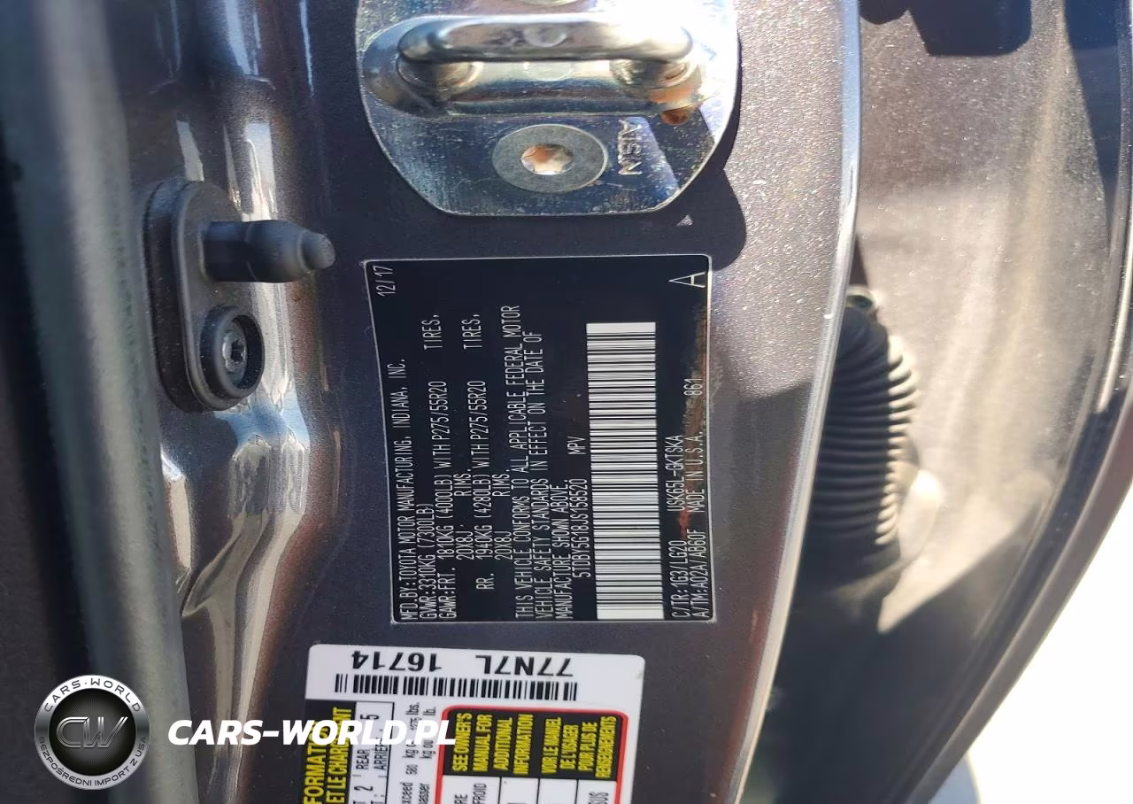 2018 Toyota Sequoia Trd Sport VIN:5TDBY5G18JS158520 - 12
