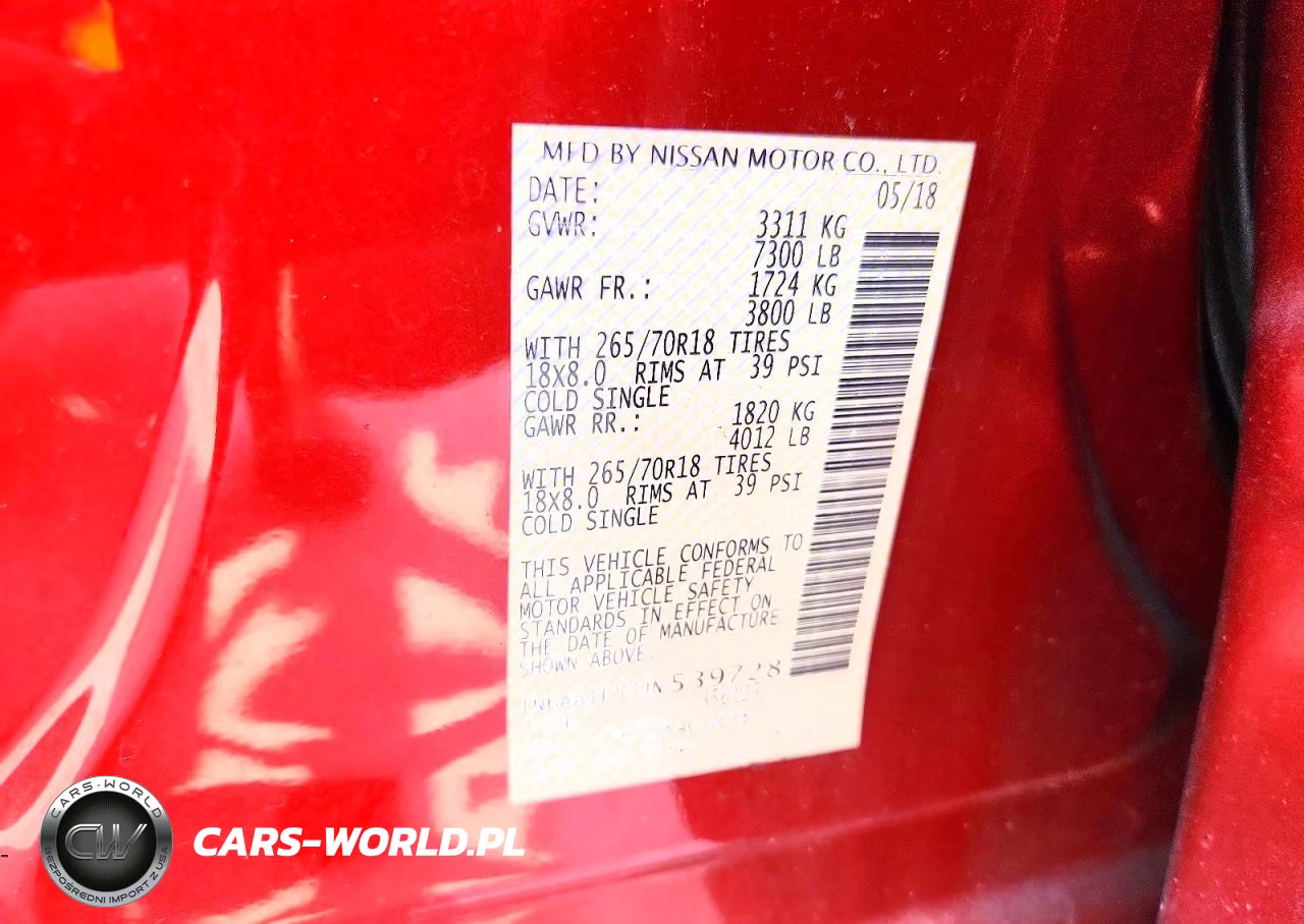 2018 Nissan Titan Sv VIN:1N6AA1E57JN539728 - 12