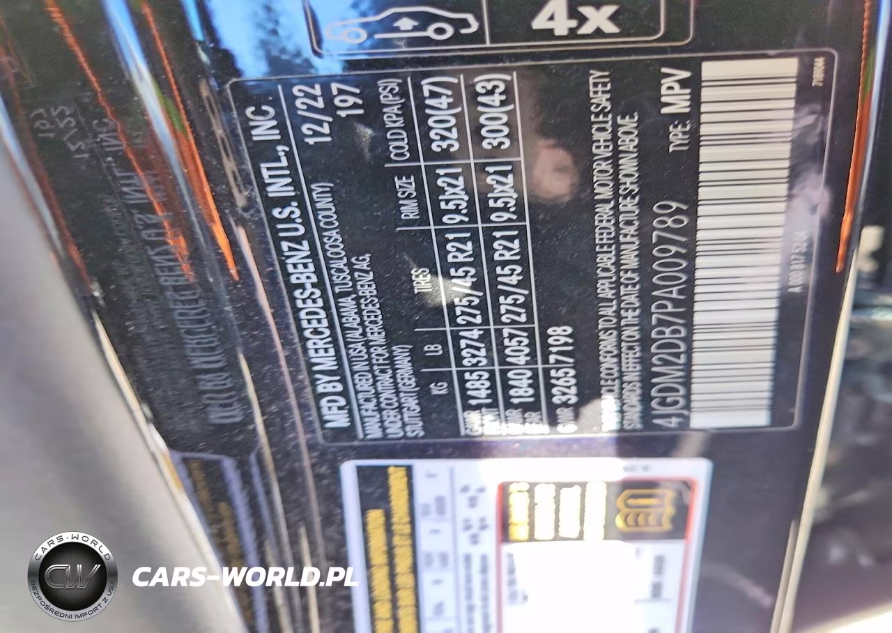 2023 Mercedes-Benz Eqs Suv 450+ VIN:4JGDM2DB7PA009789 - 13