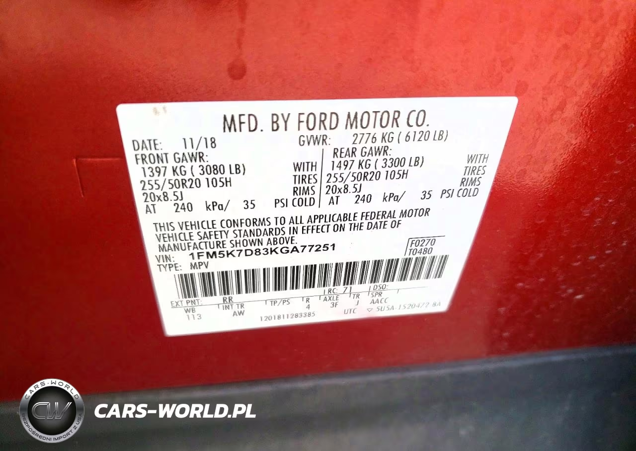2019 Ford Explorer Xlt VIN:1FM5K7D83KGA77251 - 14