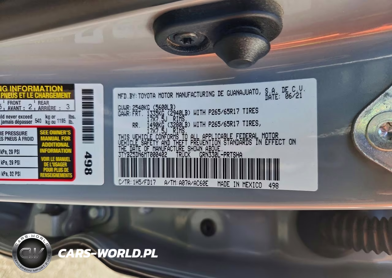 2021 Toyota Tacoma Trd Sport VIN:3TYBZ5DN6MT000402 - 12